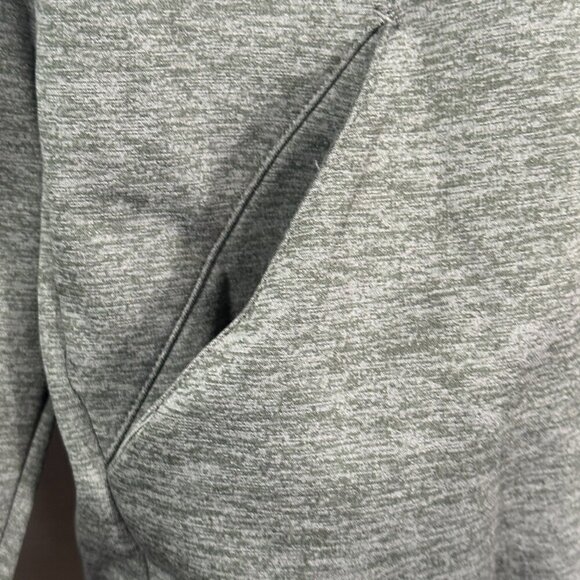 Nike Therma Training Hoodie Mens Medium Gray Kangaroo Pocket Logo - Picture 3 of 10